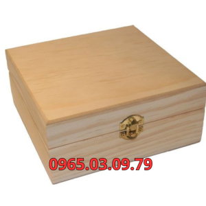 Hộp Gỗ Thông Vuông 902