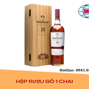 Hộp Rượu Gỗ 1 Chai