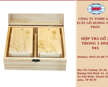 HỘP TRÀ GỖ 2 TRONG 1 DNP 945 | DƯƠNG NAM PHÁT
